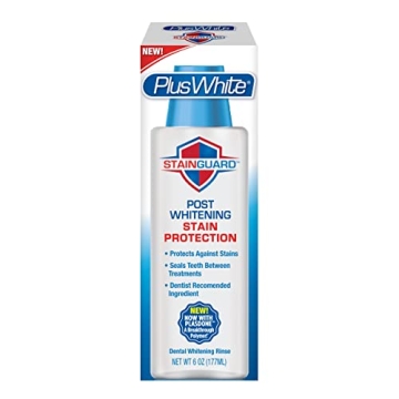 Plus White Post Whitening Mouthwash - Dentist Recommended Stain Rinse for Brightening Teeth (6 oz)