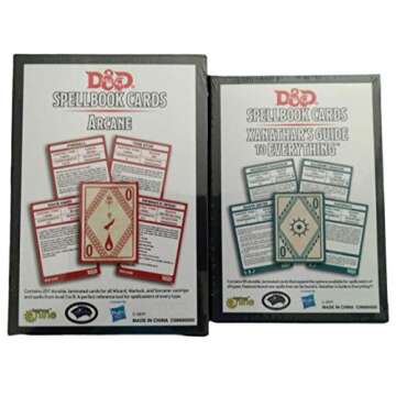 D&D Spellbook Cards Bundle – 8 Decks of Magic Reference