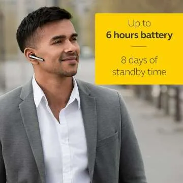 Jabra Talk 45 Bluetooth Headset - HD Calls & Dual Mic
