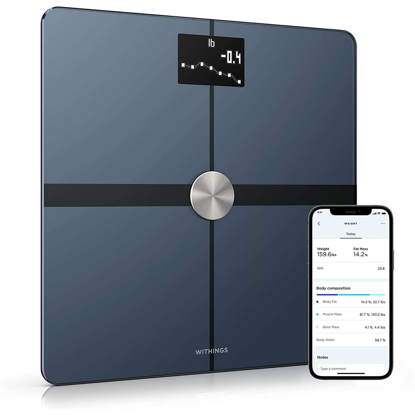 Withings Body+ Wi-Fi Bathroom Scale for Weight & Body Fat