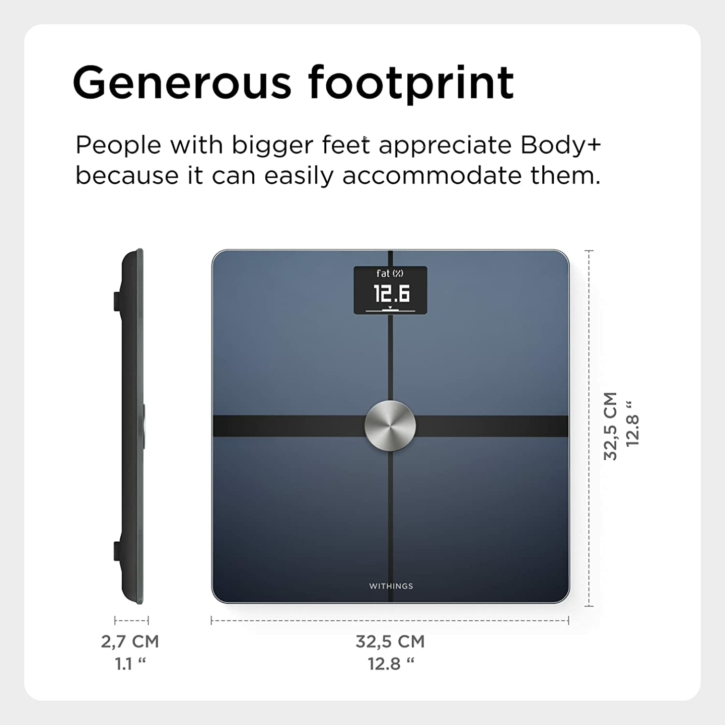 Withings Body+ Wi-Fi Bathroom Scale for Weight & Body Fat