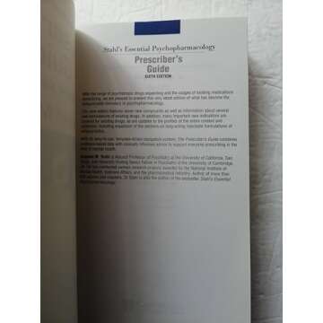 Prescriber's Guide: Stahl's Essential Psychopharmacology