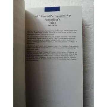 Prescriber's Guide: Stahl's Essential Psychopharmacology