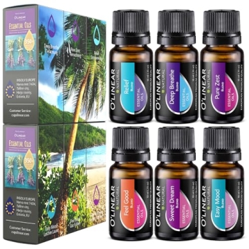O'Linear Essential Oils Set - 6 Blends for Relaxation