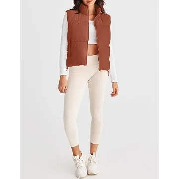 Cozy Women's Puffer Vest - Warm & Stylish Winter Layering