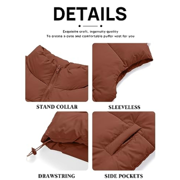 Cozy Women's Puffer Vest - Warm & Stylish Winter Layering