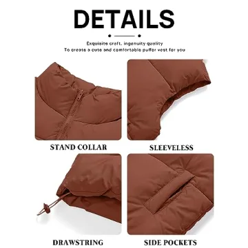 Cozy Women's Puffer Vest - Warm & Stylish Winter Layering