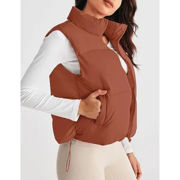 Cozy Women's Puffer Vest - Warm & Stylish Winter Layering