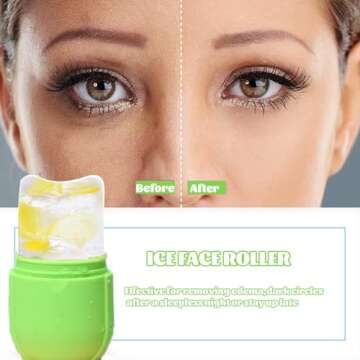 Ice Roller for Radiant Skin and Eye Refreshment