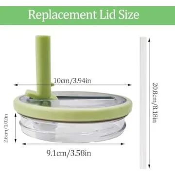 Reusable 40 oz Lid Flip Top Straw Replacement - 2 Pack