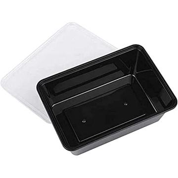 Premium 50-Pack Microwavable Meal Prep Containers 32 OZ