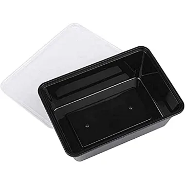 Premium 50-Pack Microwavable Meal Prep Containers 32 OZ