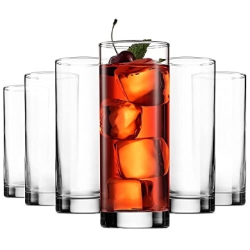 Luxurious Paksh Italian Highball Glasses Set of 6 - Gift Ready