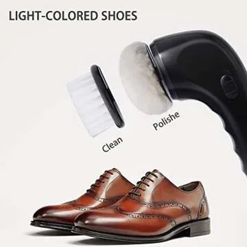 Electric Shoe Cleaner Brush, Electric Shoe Polisher Brush Shoe Shiner Dust Cleaner Portable USB Leather Cleaner Care Kit for Leather Shoes Sneaker