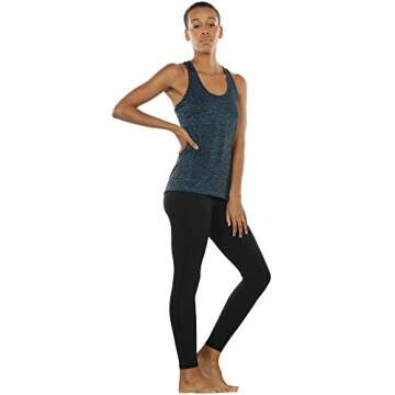 icyzone Workout Tank Tops for Women - Racerback Athletic Yoga Tops, Running Exercise Gym Shirts(Pack...