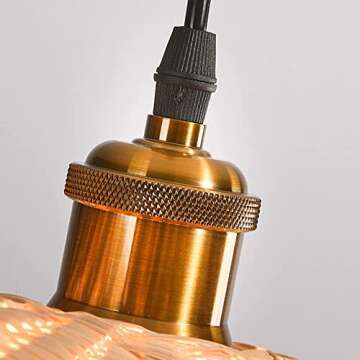 Stylish RUNNUP Bamboo Shade Pendant Light for Indoors