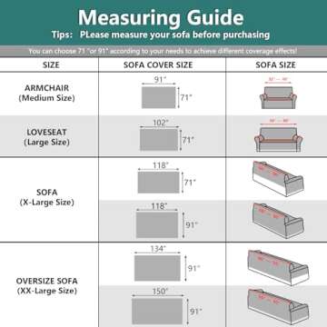 MYSKY HOME Sofa Covers for 3 Cushion Couch Geometrical Couch Cover Living Room Sofa Throws Sofa Slip...