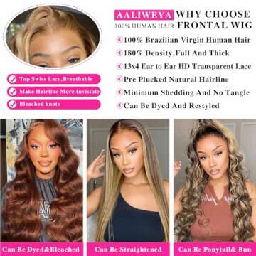 Aaliweya Hair Human Hair Wig - Super Soft & Thick