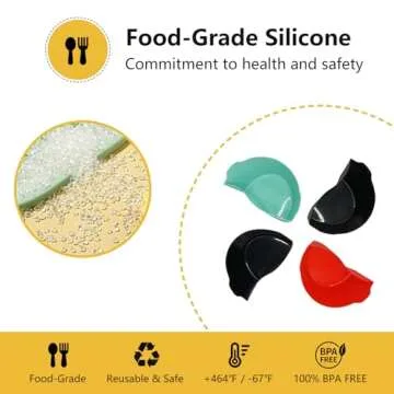 Magikichen Silicone Crockpot Liners,Slow Cooker Liners, 6-7 Quart Oval Reusable Crock pot Divider Insert,BPA-Free, Dishwasher Safe