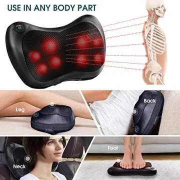 Giantex Shiatsu Massager with Heat for Muscle Relief