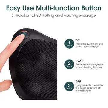 Giantex Shiatsu Massager with Heat for Muscle Relief
