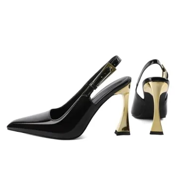 Mallyteeds Women Sling Back Heels Stylish & Comfortable