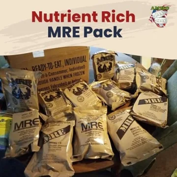 U.S. Military MRE Packs - 12 Varieties for Emergency Use