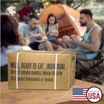 U.S. Military MRE Packs - 12 Varieties for Emergency Use