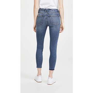 Good American Women's Good Legs Crop Jeans, Blue261, 00