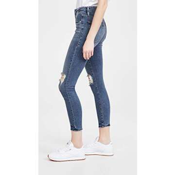 Good American Women's Good Legs Crop Jeans, Blue261, 00