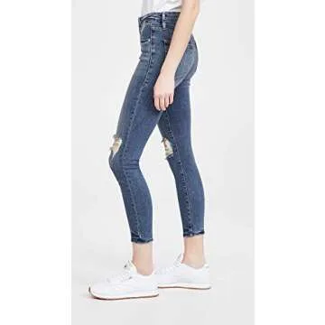 Good American Women's Good Legs Crop Jeans, Blue261, 00