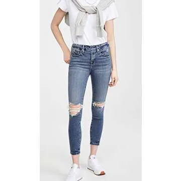 Good American Women's Good Legs Crop Jeans, Blue261, 00