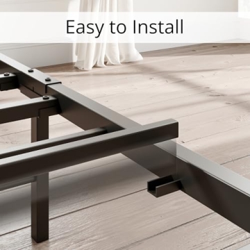 LIKIMIO King Size Bed Frame with Storage and Charging Station