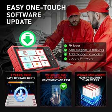 LAUNCH OBD2 Scanner CRP909X with 28 Reset Services