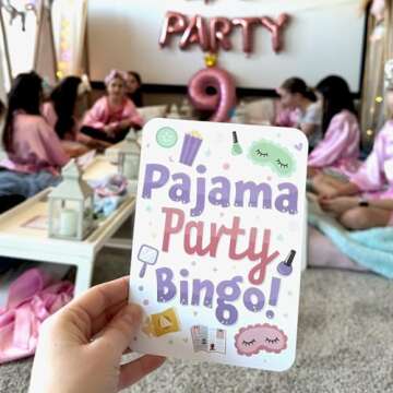 Big Dot of Happiness Pajama Bingo Party Game