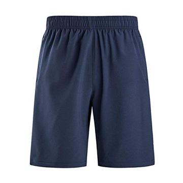 Quick Dry Athletic Shorts with Zipper Pockets for Men