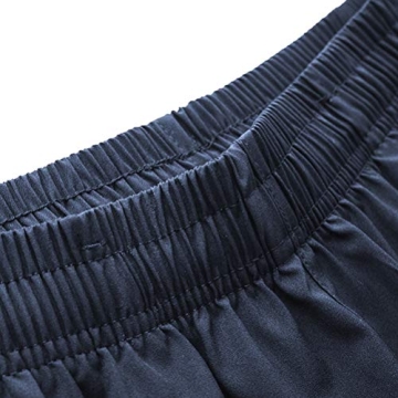 Quick Dry Athletic Shorts with Zipper Pockets for Men