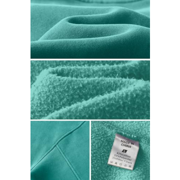 Hatant Sweatshirt for Women Acid Wash Athletic Hoodies Heritage Fleece V-neck Long Sleeve Hoodie Y2K Crop Pullover Women Sweatshirt Cotton Fleece Lined Hoodies Workout Pullover Shirt Emerald Green-M