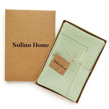 Elegant Solino Home Linen Napkins Set – 100% Pure Linen