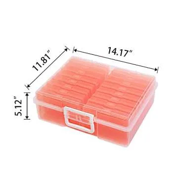 Naivees Transparent Photo Storage Case - 4" x 6"