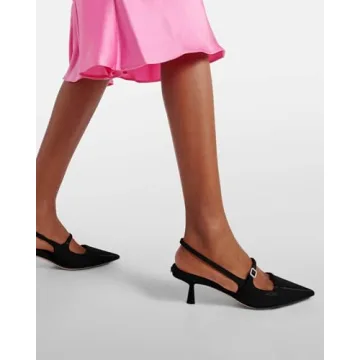 Coutgo Slingback Kitten Heels for Women Stylish Comfort