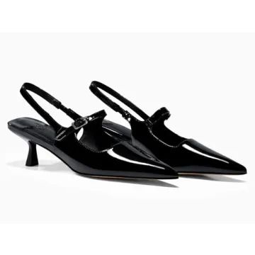 Coutgo Slingback Kitten Heels for Women Stylish Comfort