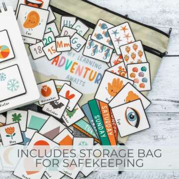 Busy Book for Toddlers - The Ultimate Preschool Activity Book for Early Learning - Educational & Fun Toy for Learning at Home Or Traveling - The Perfect Speech Therapy & Autism Sensory Toy for Kids