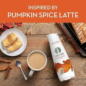 Starbucks Liquid Coffee Creamer, Pumpkin Spice Creamer Bottle (Inspired By Pumpkin Spice Latte) 28 fl oz