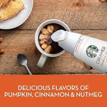 Starbucks Liquid Coffee Creamer, Pumpkin Spice Creamer Bottle (Inspired By Pumpkin Spice Latte) 28 fl oz