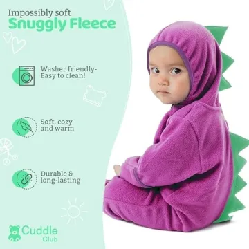 Fleece Baby Bunting Bodysuit for Infants and Toddlers