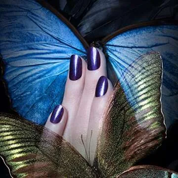 ANYI Nail Adhesive Tabs 30 Sheets 720pcs Jelly Double Side Nail Sticker for Press on Nail Waterproof Breathable Fake Nail Glue Stickers Quick False Nail Tips （Blue） (Nail Stickers)