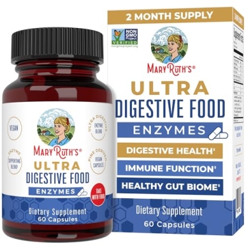 MaryRuth Organics Ultra Digestive Enzymes | Vegan Gut Health Support