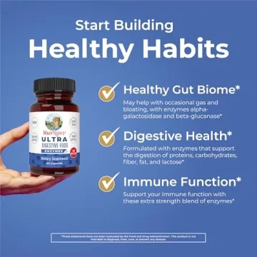 Vegan Digestive Enzymes for Gut Health by MaryRuth Organics