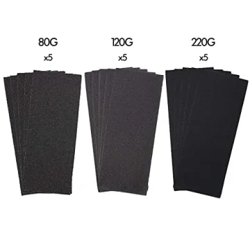 Premium 15 pcs Sandpaper Set for Wood and Metal